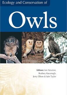 cover of the book of proceedings for the Canberra, Australia owl conference.